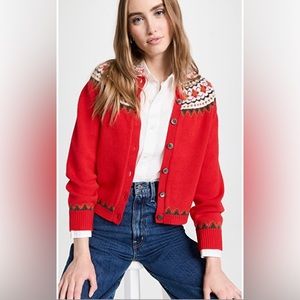 Alex Mill Fair Isle wool cardigan